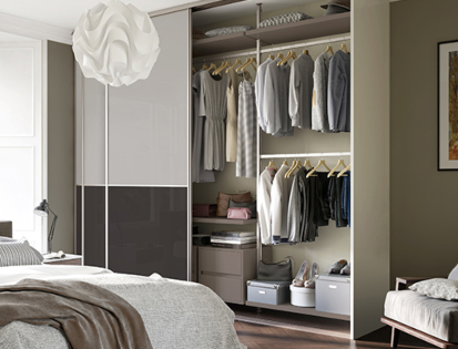 Grey wardrobe