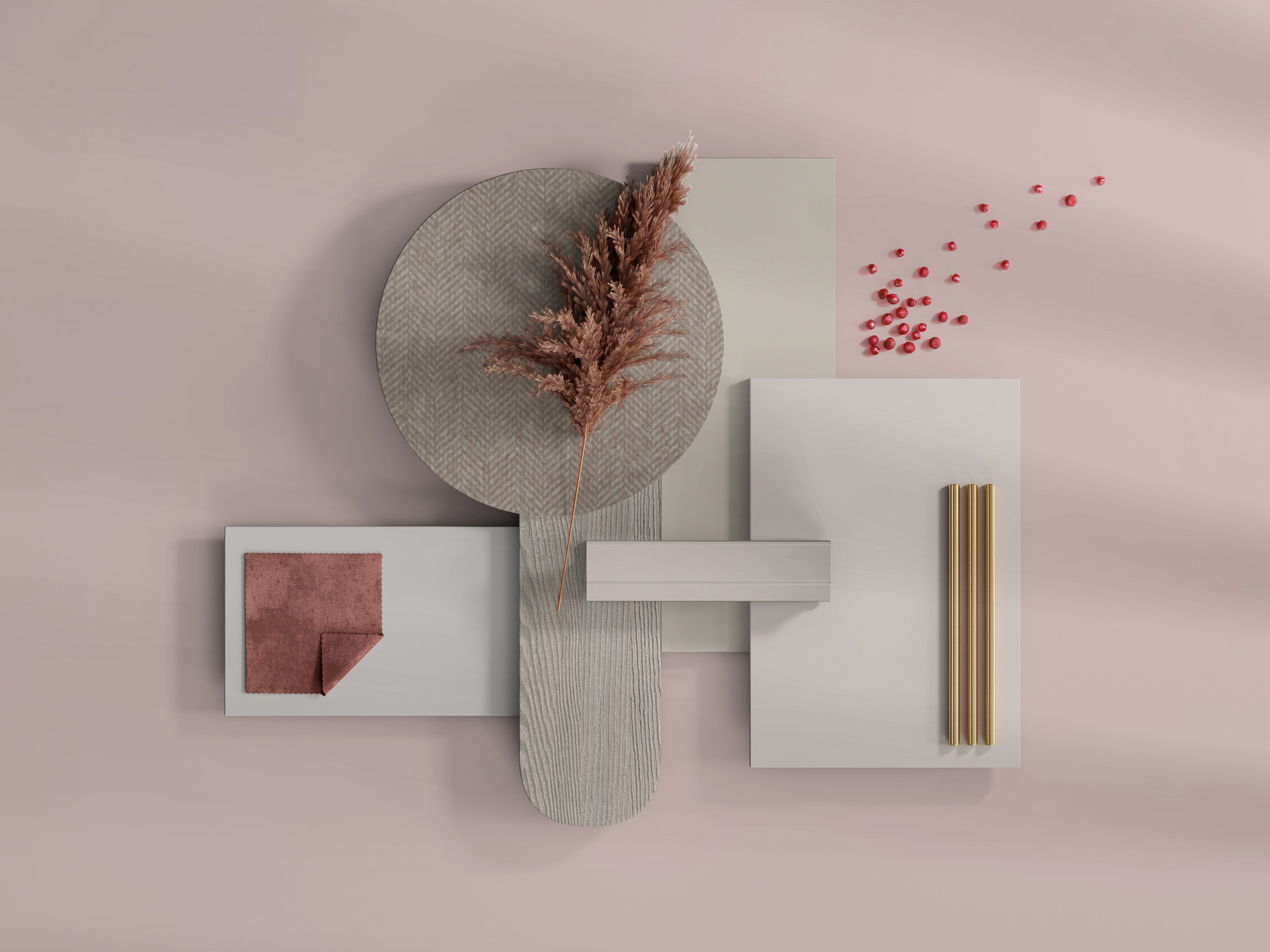 The romantic mood board