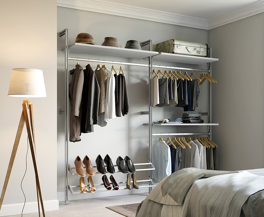 Space saving wardrobes with sliding doors discount