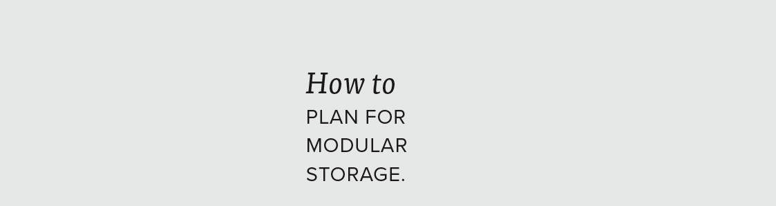 Instruction Graphics Plan For Modular