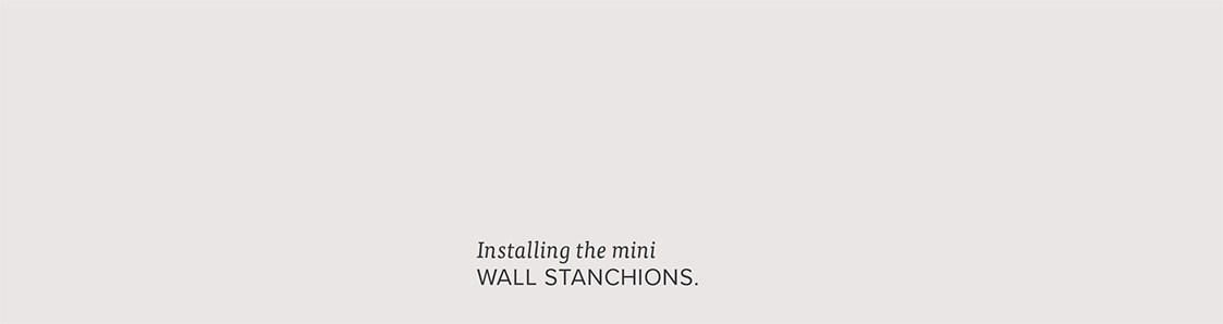 Instruction Graphics Fit Mini Wall Stanchion V2